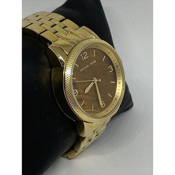 Michael Kors MK5099 Women's Gold Stainless Steel Analog Dial Quartz Watch WO500 - Picture 5 of 12